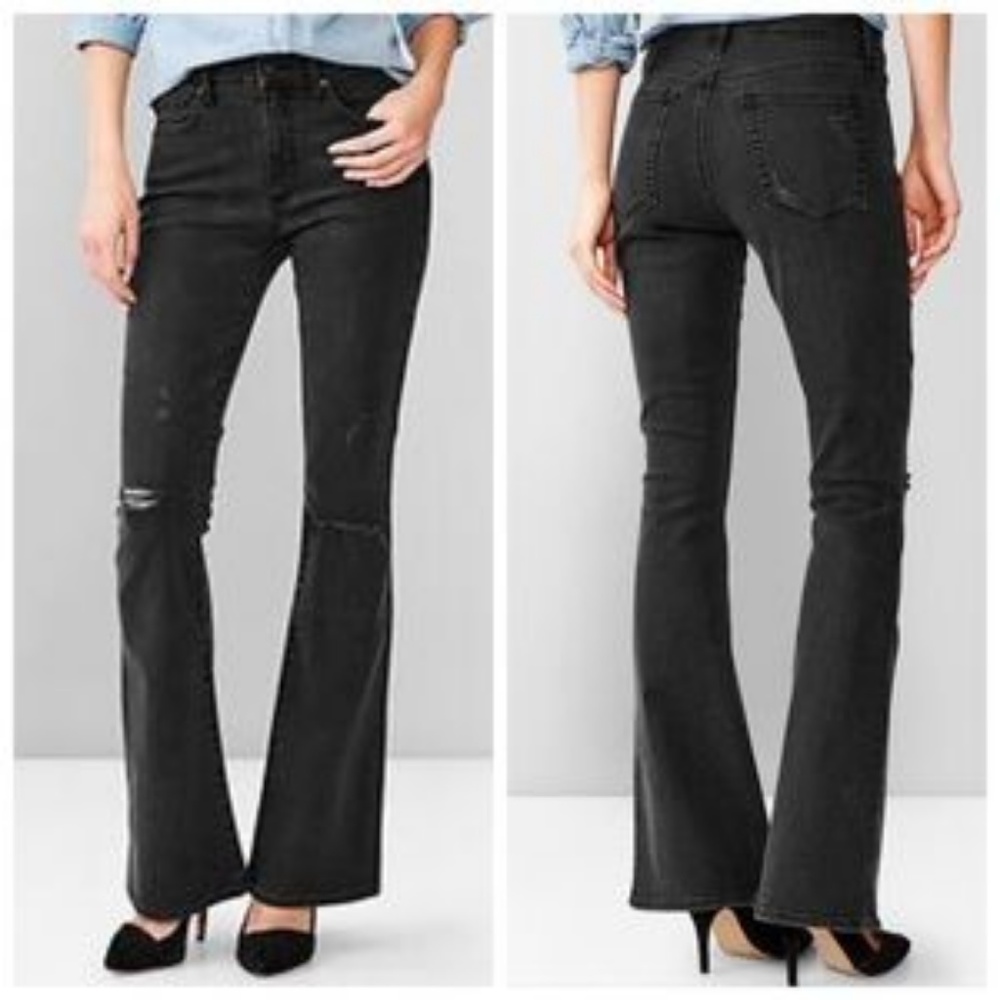 Distressed Gap Resolution Skinny Flare